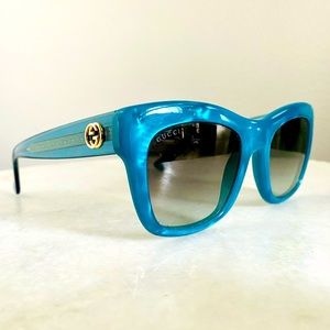 Women’s Gucci Turquoise Designer Sunglasses
